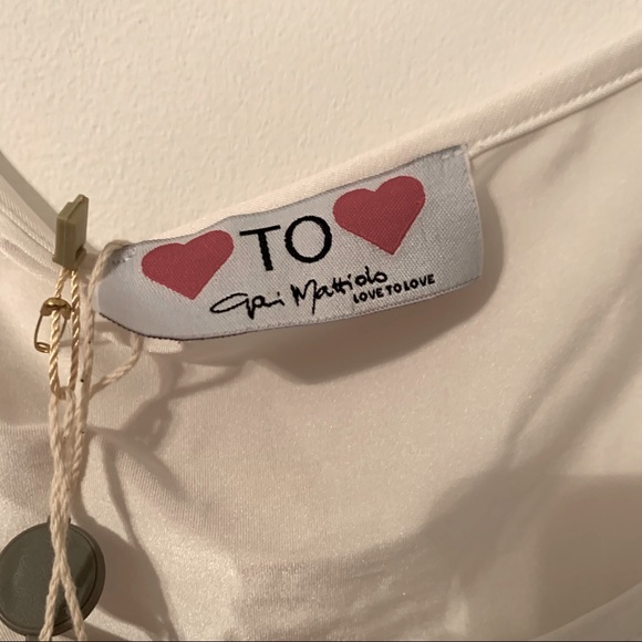 “Diamond” Blouse with black cut mesh bottom - Picture 11 of 13